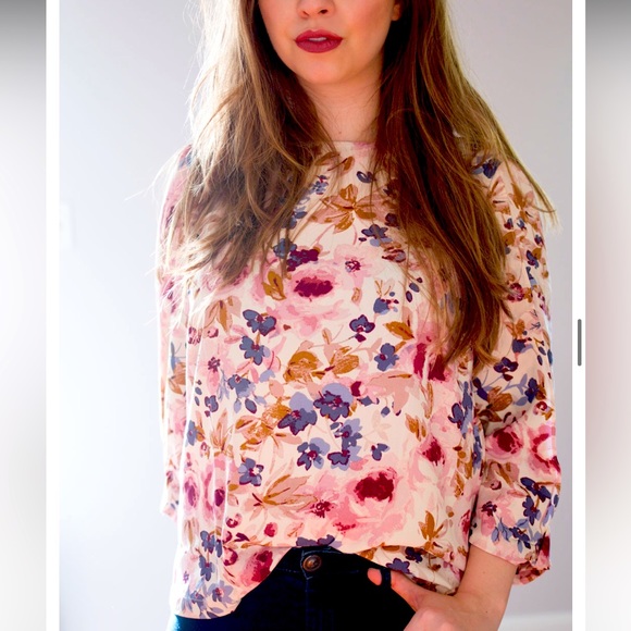 LC Lauren Conrad Tops - lauren conrad foral top size XXL